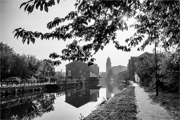 Misty morning at Wigan Pier